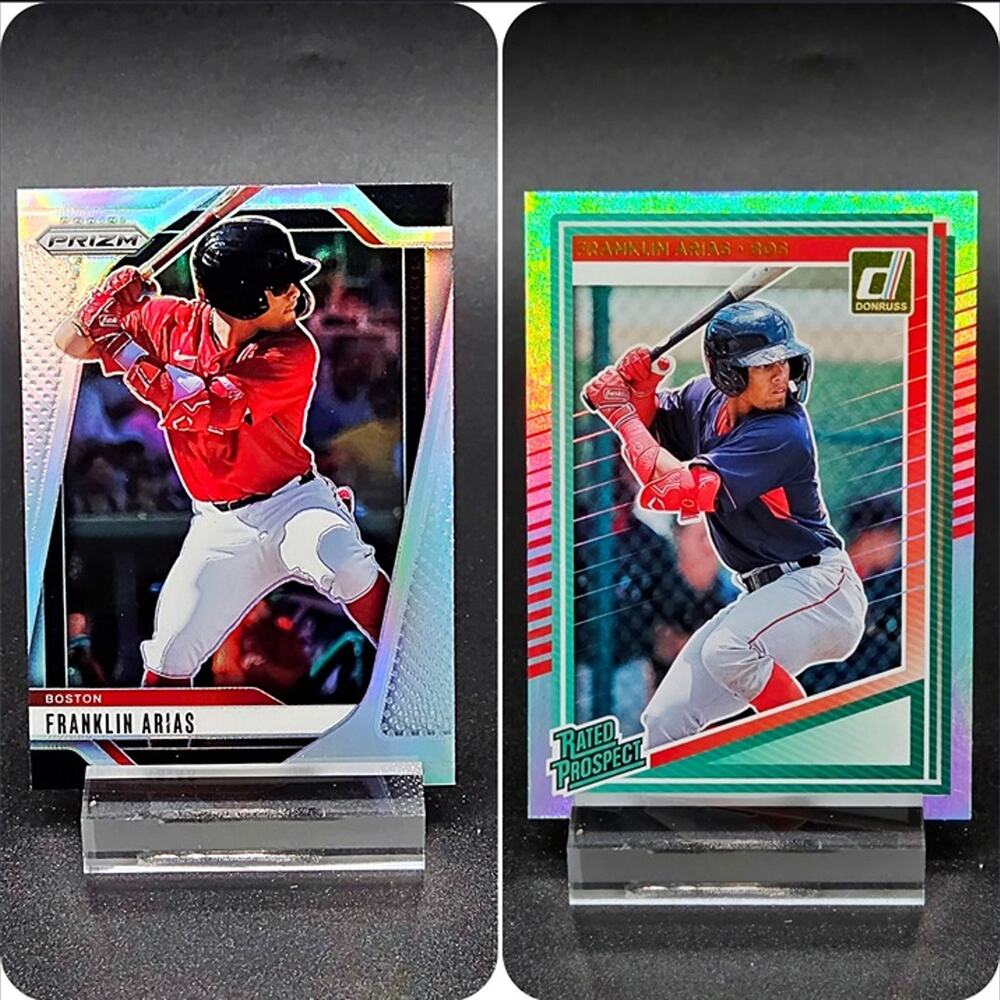 Franklin Arias Silver Holo Prizm Foil Rated Prospect Boston Red Sox Top Prospect
